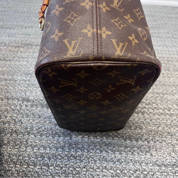 Authentic ✅ Louis Vuitton Neverfull MM pivione purse work bag tote monogram 💕 - Picture 14 of 15